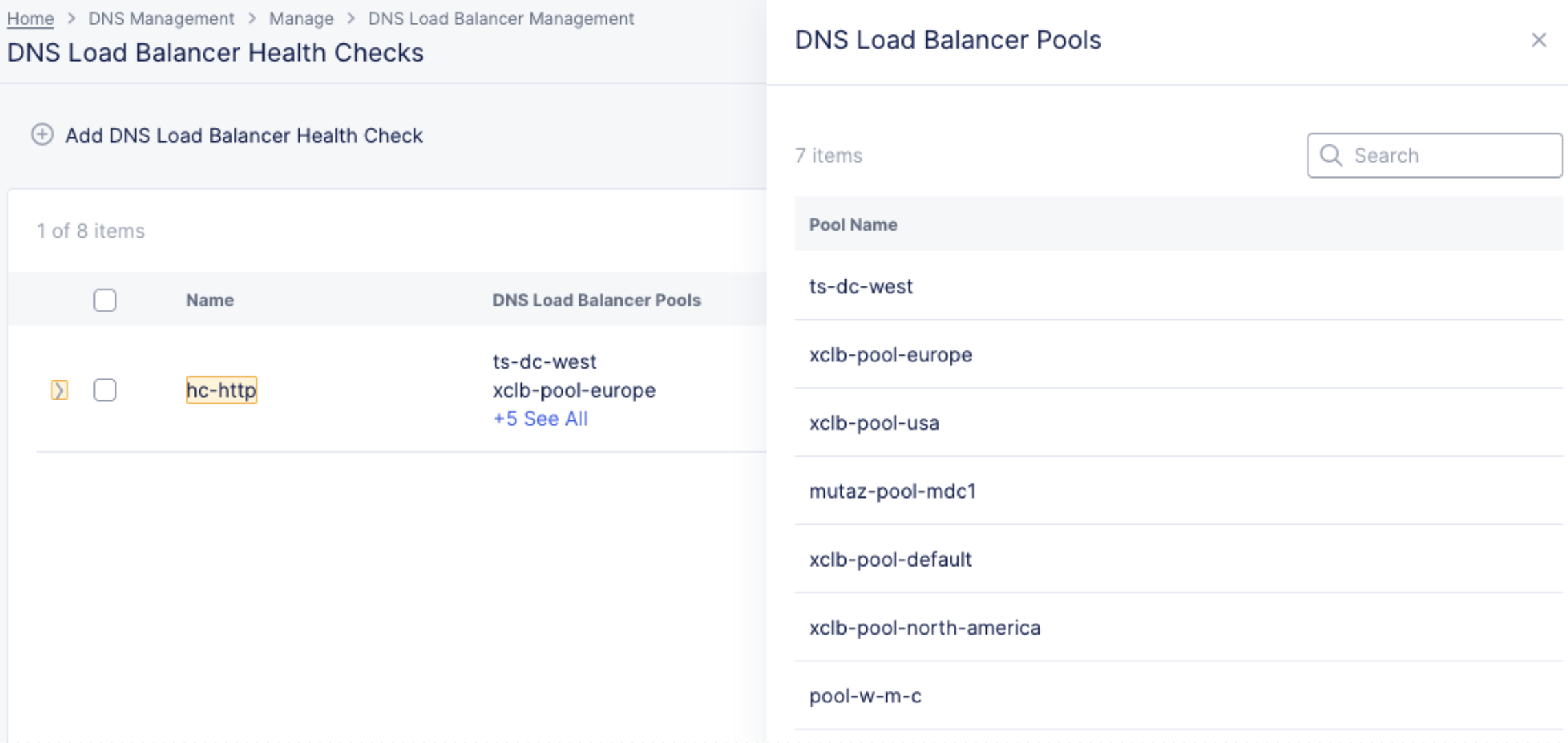 Figure: DNSLB Health Check